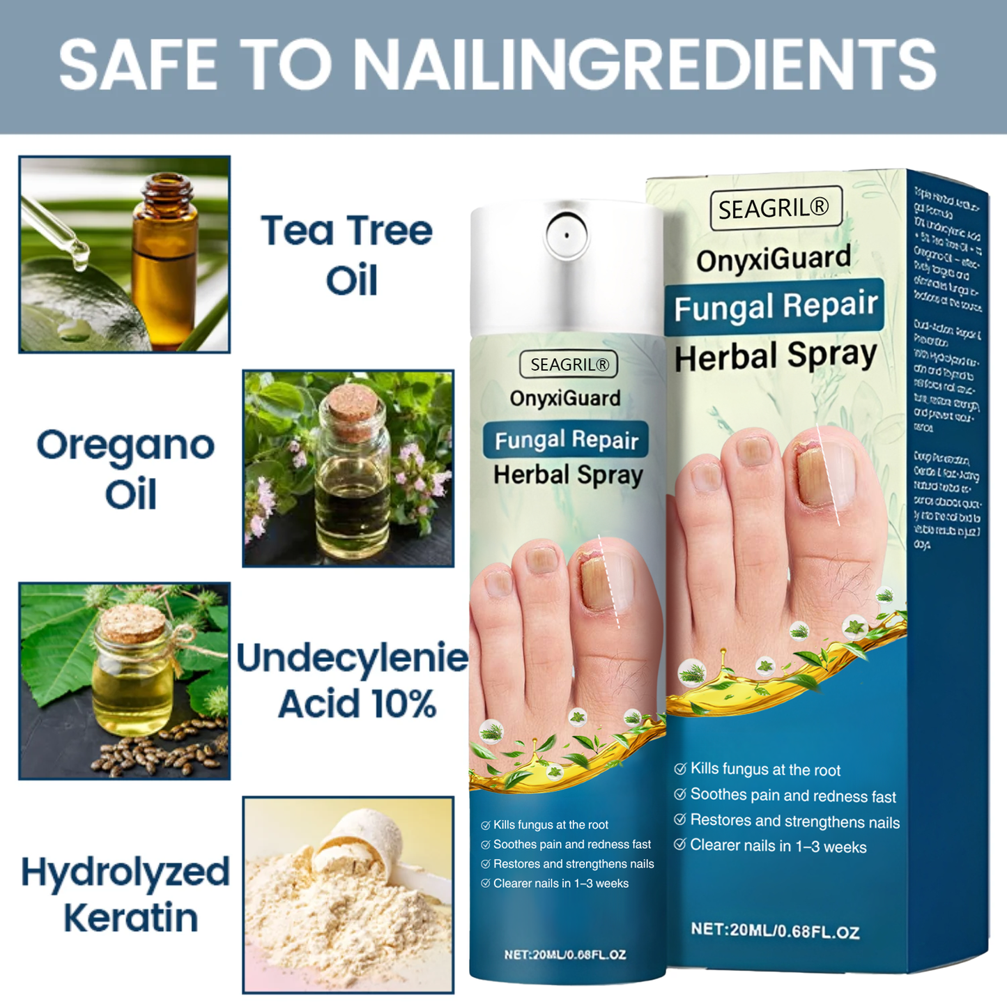 SEAGRIL® OnyxiGuard Fungal Repair Herbal Spray