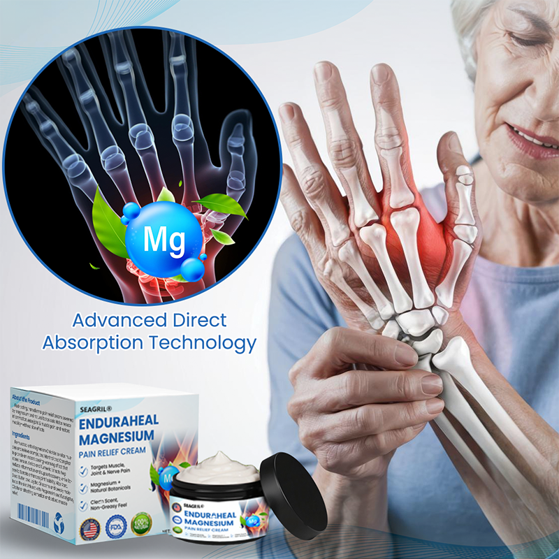 SEAGRIL® EnduraHeal Magnesium Pain Relief Cream (Treats Arthritis, Neuropathy, Rheumatism, Sports Injuries & More)