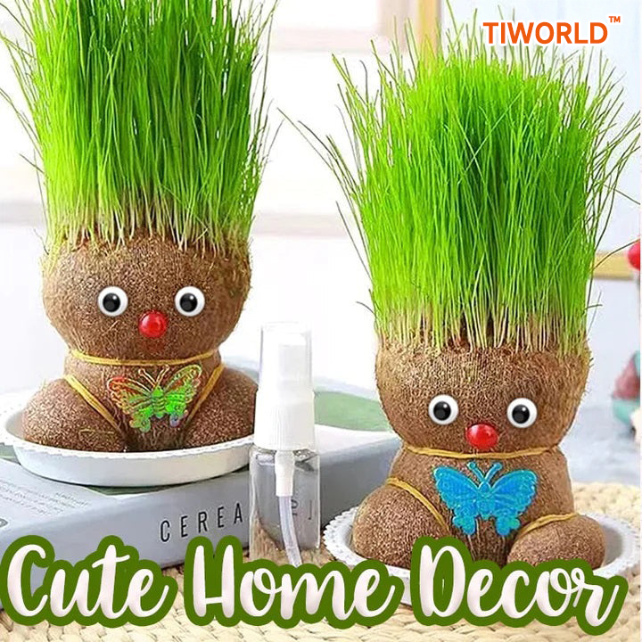 Tiworld™ Grass Head Doll