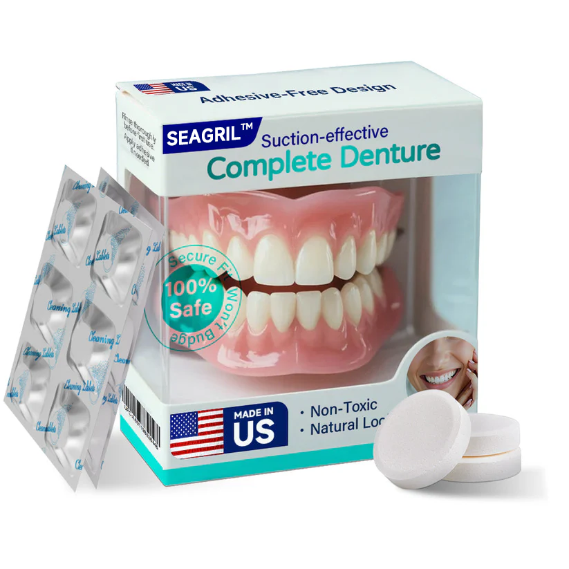 ✅ Made and Shipped from the US|SEAGRIL™ Suction-fit Complete Denture 🍀