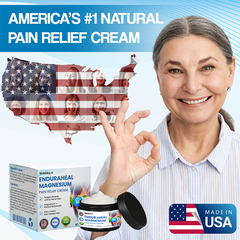 SEAGRIL® EnduraHeal Magnesium Pain Relief Cream (Treats Arthritis, Neuropathy, Rheumatism, Sports Injuries & More)