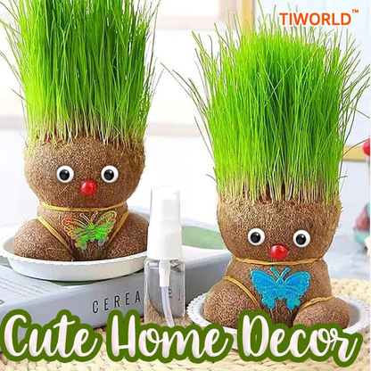 Tiworld™ Grass Head Doll