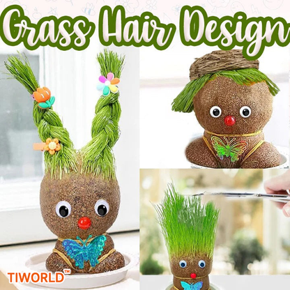 Tiworld™ Grass Head Doll