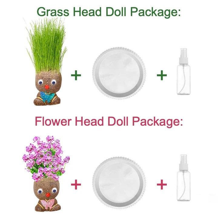 Tiworld™ Grass Head Doll