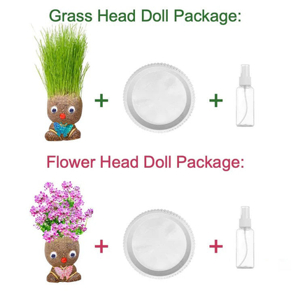Tiworld™ Grass Head Doll