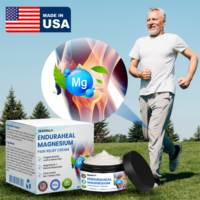 SEAGRIL® EnduraHeal Magnesium Pain Relief Cream (Treats Arthritis, Neuropathy, Rheumatism, Sports Injuries & More)