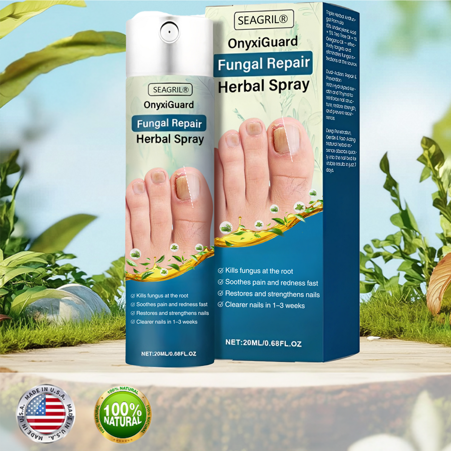 SEAGRIL® OnyxiGuard Fungal Repair Herbal Spray
