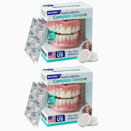 ✅ Made and Shipped from the US|SEAGRIL™ Suction-fit Complete Denture 🍀