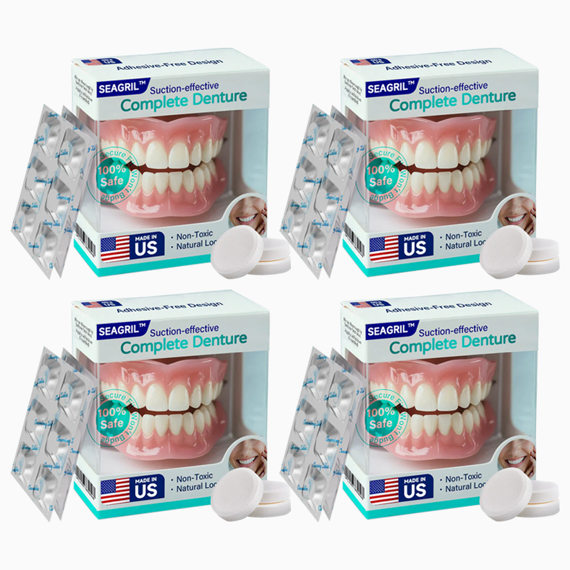 ✅ Made and Shipped from the US|SEAGRIL™ Suction-fit Complete Denture 🍀