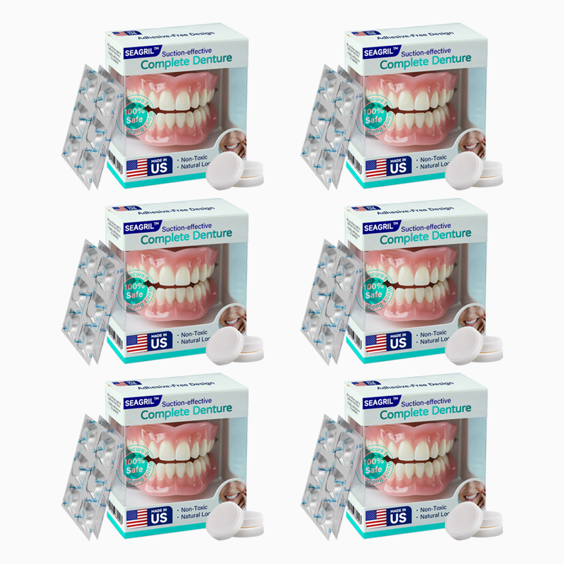 ✅ Made and Shipped from the US|SEAGRIL™ Suction-fit Complete Denture 🍀